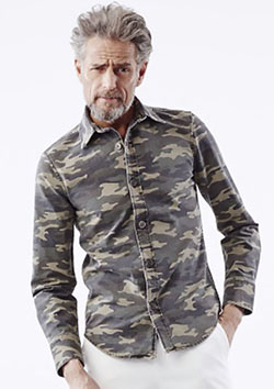 AKM MODERN MILITALY STRETCH COTTON GROSGRAIN ORIGIN ARMY SHIRTS