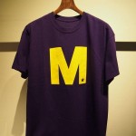 Mエム crew neck t-shirts (M) 17SS-MST015 6月上旬入荷予定 ギルダンボディー。 アメリカのスポーツチームカラーをイメージしたカラーリング。 水性ラバープリントを用いた手法です。