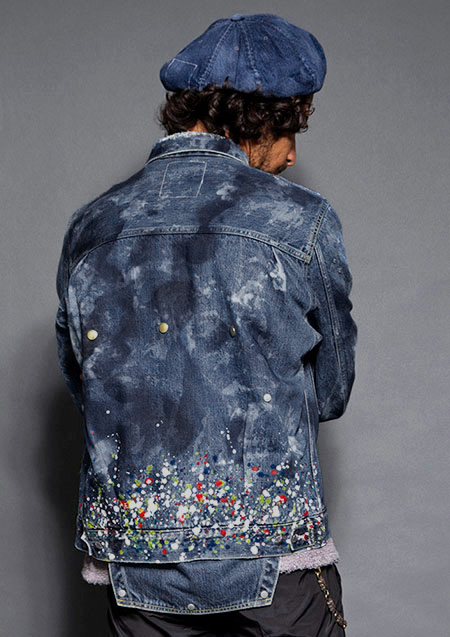 SEVESKIG CRUSH DENIM JACKET