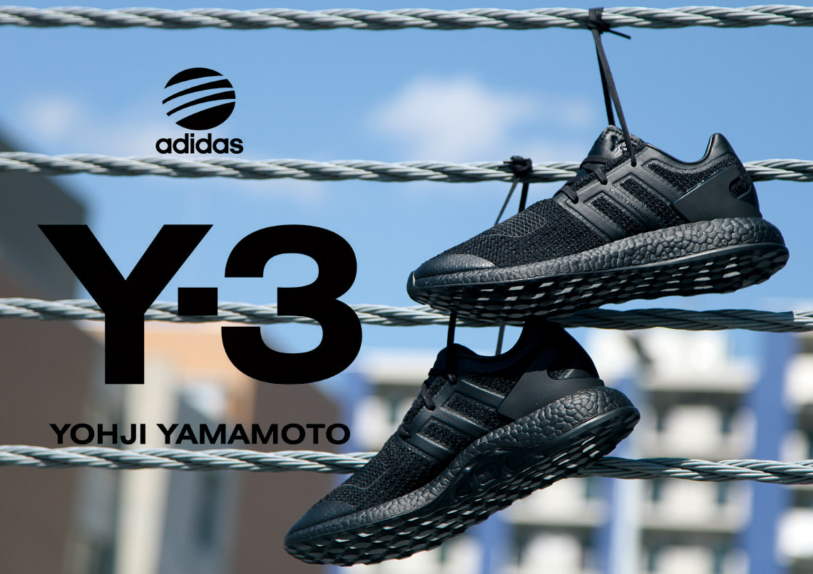 Y-3 ピュアブースト ブラック 27.5cm