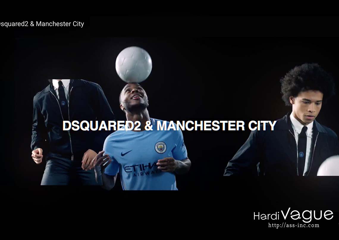Manchester City公式ウェアにもなっているDSQUARED2の『スーツ
