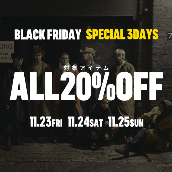 BLACK FRIDAY ブラックフライデー 20%OFF 2018