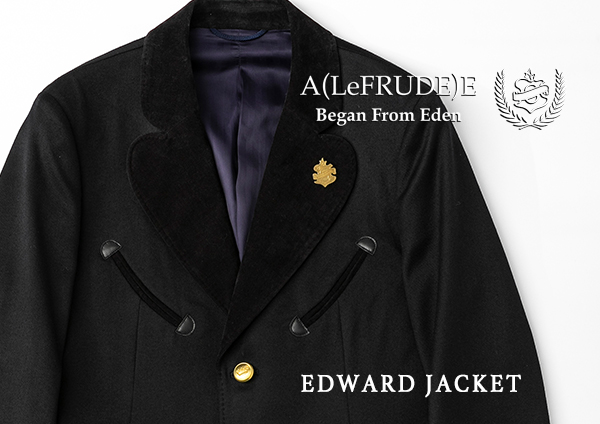 A(LeFRUDE)E 名作アイテム『エドワードジャケット』初のBLACKが登場 