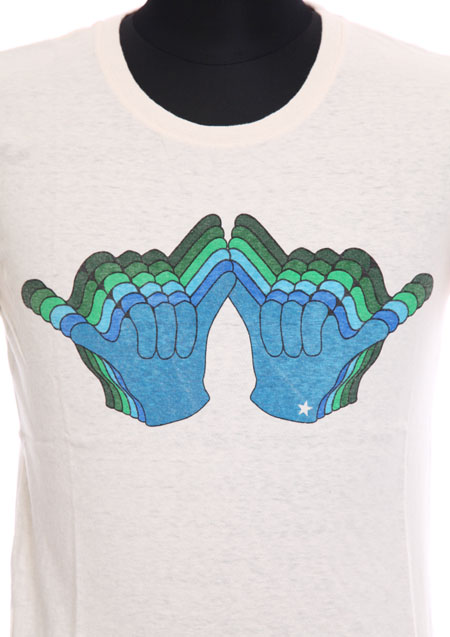 CREW NECK T-SHIRT (HANDS W)