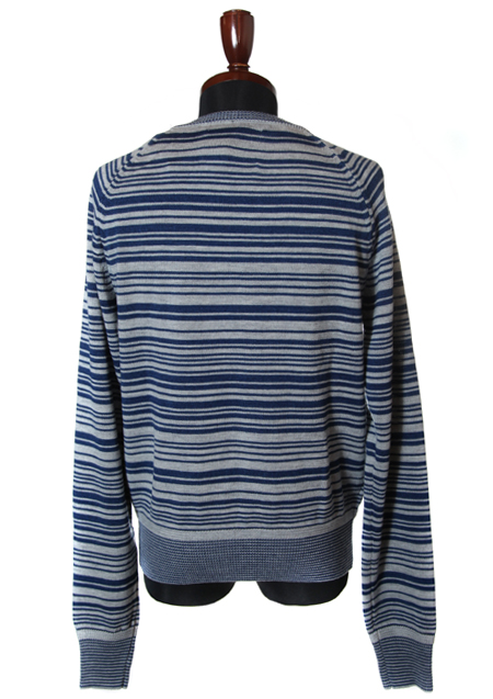 M ORIGINAL INDIGO BORDER WEAVE STAR KNIT 