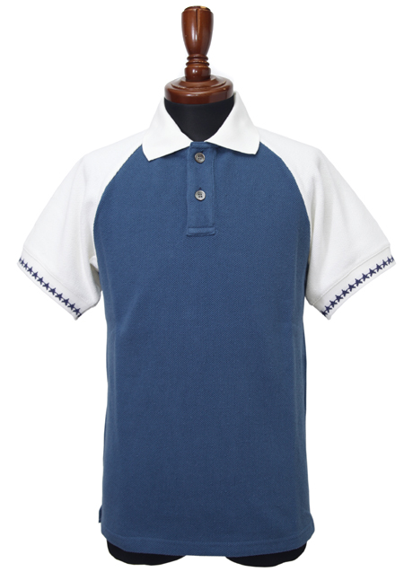 RETRO BI-COLOR WASHED POLO SHIRTS