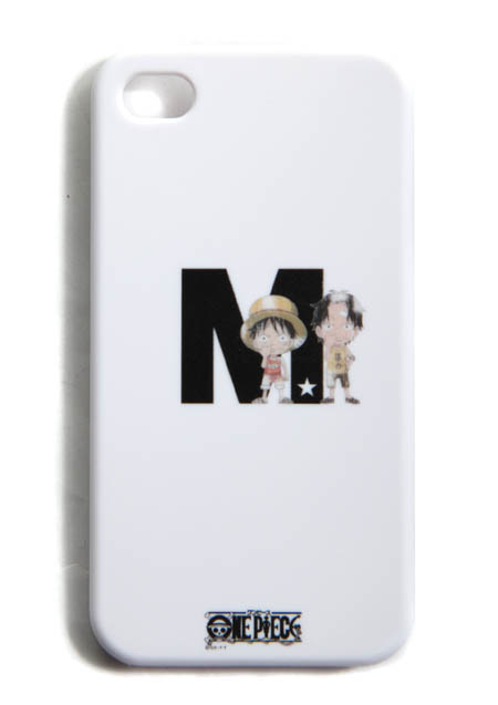 M IPHONE4 COVER (ONE PIECE LUFFY & ACE BY M)