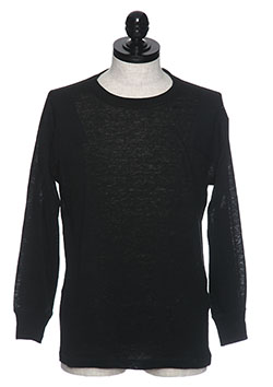 CHRISTIAN DADA COMBAT CREW NECK LINEN KNIT