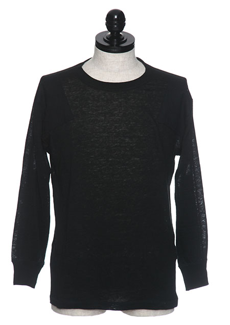 CHRISTIAN DADA COMBAT CREW NECK LINEN KNIT