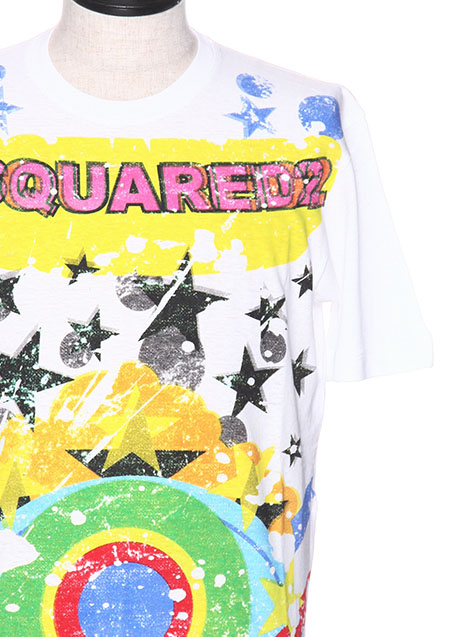 DSQUARED2 PRINTED COTTON-JERSEY T-SHIRT