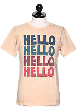 M CREW NECK T-SHIRTS (HELLO)