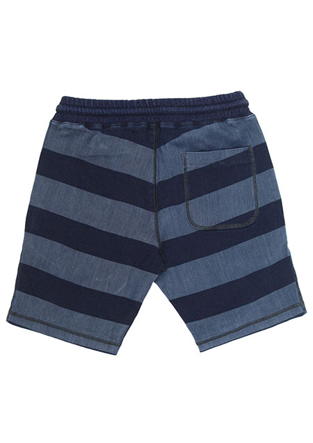 INDIGO BORDER LASER SHORTS