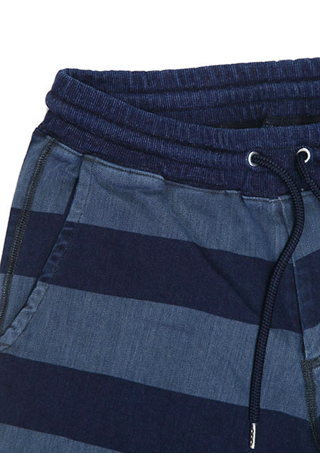 INDIGO BORDER LASER SHORTS