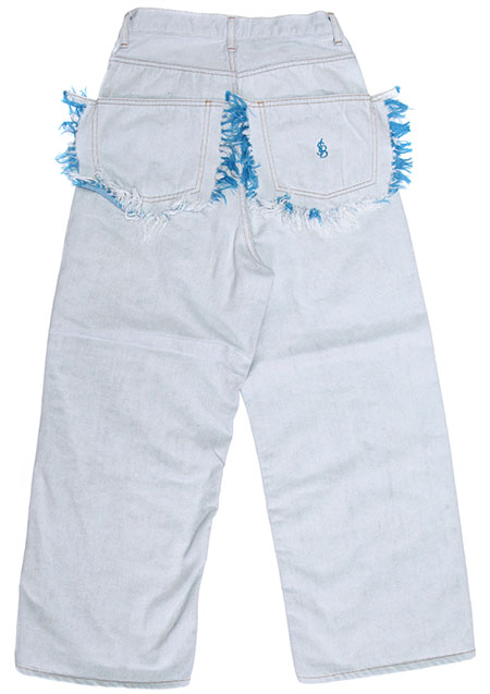 little sunny bite FLORAL DENIM PANTS