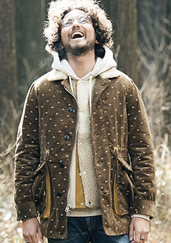 SEVESKIG REFLECTOR EMBROIDERY BOA JACKET