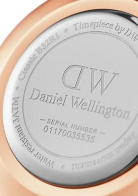 Daniel Wellington 腕時計 クラシック ペティット ブラック メルローズ 32mm