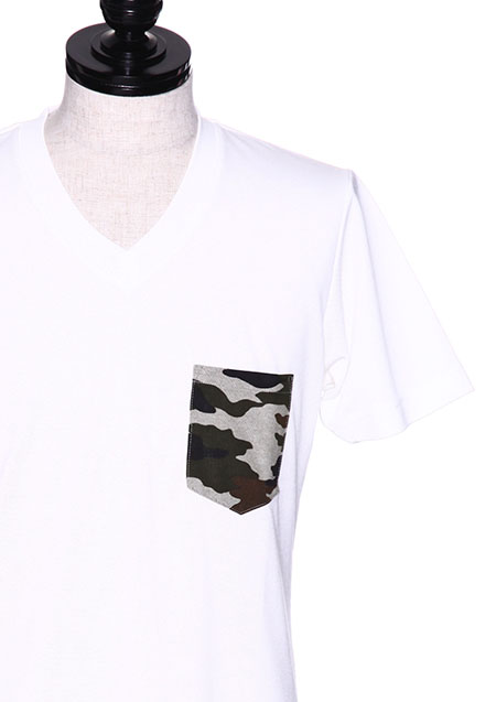 liberator-ops V-NECK POCKET T