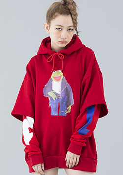 little sunny bite × Muppets KERMIT HOODIE