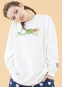 little sunny bite LITTLE SUNNY BTIEX MUPPETS KERMIT LONG TEE