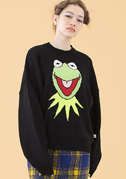 little sunny bite × Muppets KERMIT KERMIT C BIG KNIT