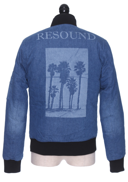 RESOUND CLOTHING MA DENIM DOWN JACKET