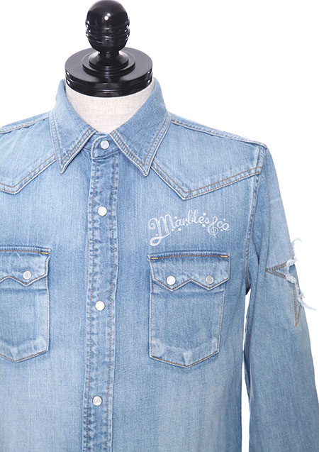 × Marbles　DENIM SHIRT ( My Fuckin' Dream )