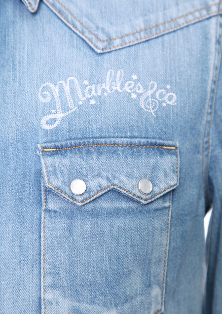 × Marbles　DENIM SHIRT ( My Fuckin' Dream )