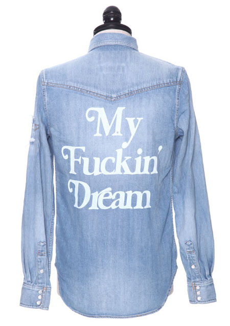 × Marbles　DENIM SHIRT ( My Fuckin' Dream )