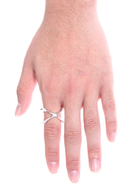 EDGING CROSS RING