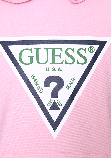 GUESS ORIGINALS TRIANGLE LOGO HOODIE