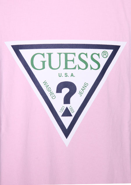 GUESS TRIANGLE LOGO TEE