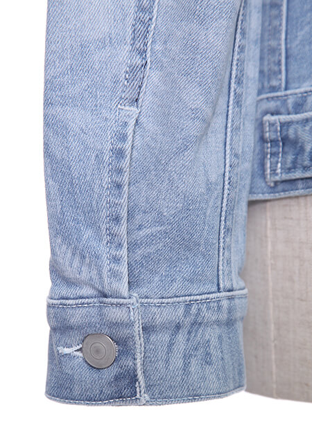 AKM STRETCH DENIM 10OZ 【TROPICAL ICEWASH】 DAMAGED 3RD