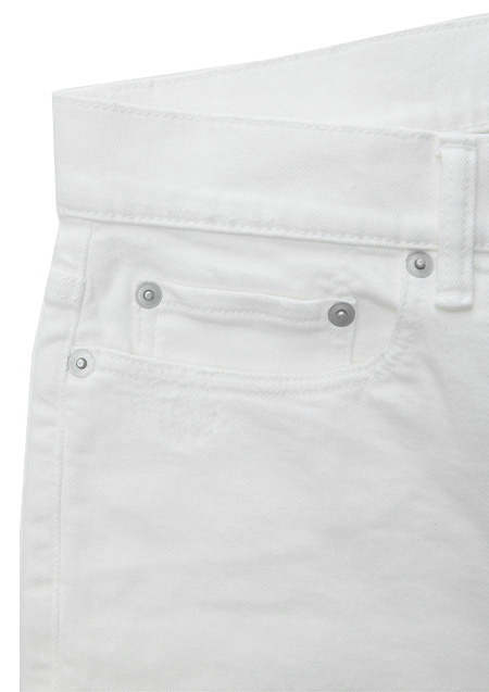 AKM STRETCH DENIM 10OZ DAMAGED 5 POCKET SHORTS