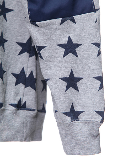 M SWEAT PULLOVER HOODIE (STAR PATTERN)