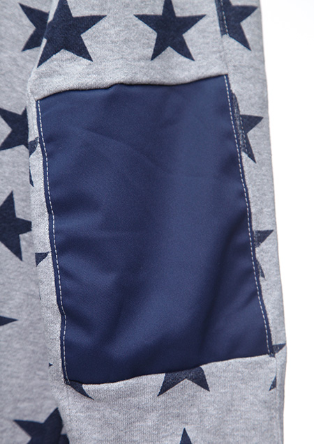 M SWEAT PULLOVER HOODIE (STAR PATTERN)