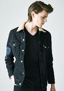 STRETCH DENIM 13oz BOA MILITARY TEX PATCHWORK BOA 3RD