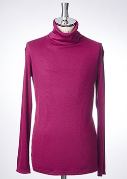 1PIU1UGUALE3 DUALWARM RIB JERSEY L/S LOOSE TURTLE