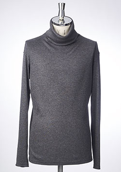 1PIU1UGUALE3 DUALWARM RIB JERSEY L/S LOOSE TURTLE