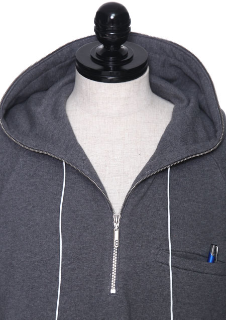 LUCIOLE_JEAN PIERRE LJP DOUBLESIDE HOODIE (KANJI)