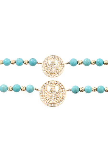SMILE TURQUOISE BRACELET SMALL