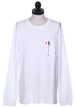 SIGNATURE LONG SLEEVE POCKET T SHIRT