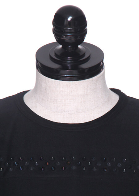 2328C005 LAYERED LONG SLEEVE STUDS & DESTOROY FINISH