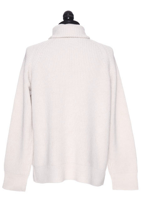 CHRISTIAN DADA RIBBED TURTLENECK KNIT SWEATER