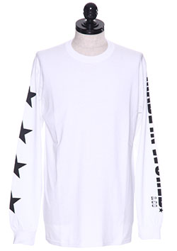 CREW NECK LONG TEE (FOUR STAR)