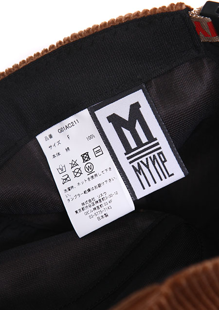 MYNE CORDUROY CAP