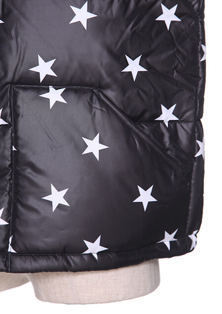 MARBLES STARS PUFFY VEST