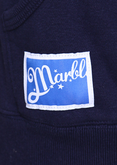 MARBLES HALF ZIP HOODIE