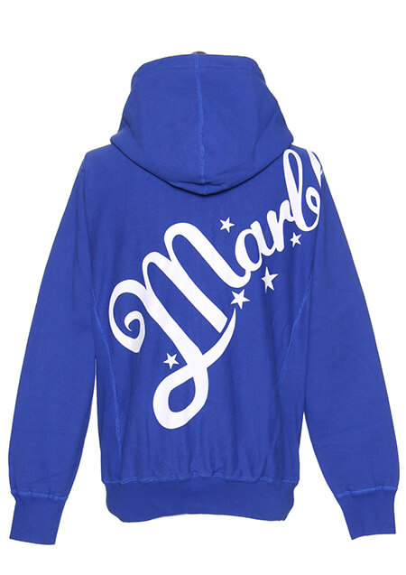 MARBLES HQ JUMBO NEO-LOGO ZIP HOODIE