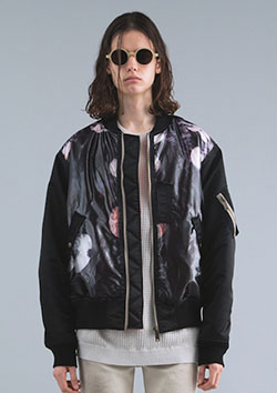ARAKI PRINT SKELETON BOMBER JACKET