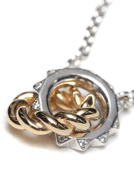 SILVER GOLD RING PENDANT